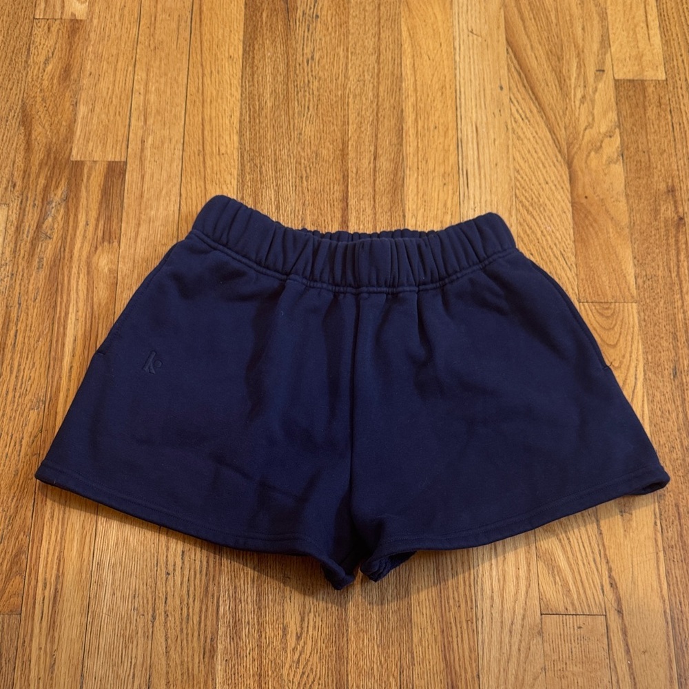 Kamo Women's Navy Blue Sweat Shorts Size Small